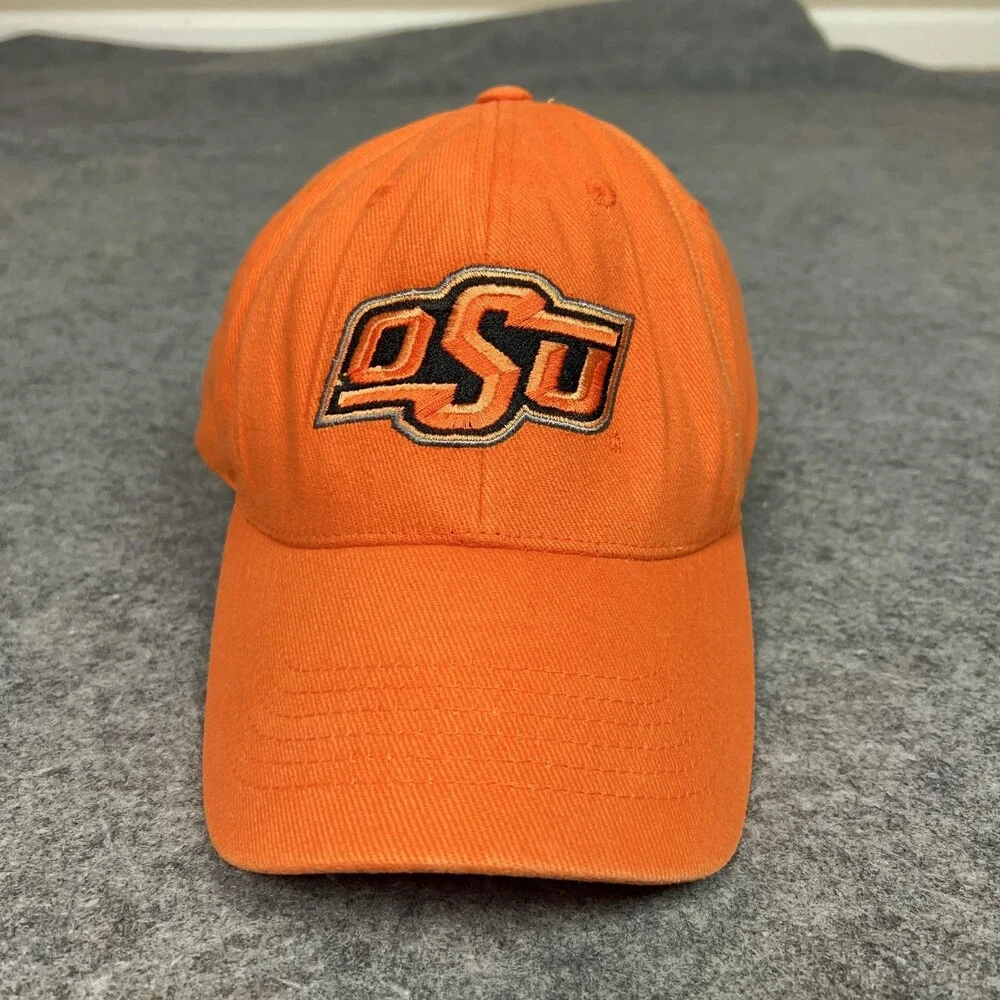 Oklahoma‎ State Cowboys Hat Cap Strap Back Orange NCAA College Football Mens